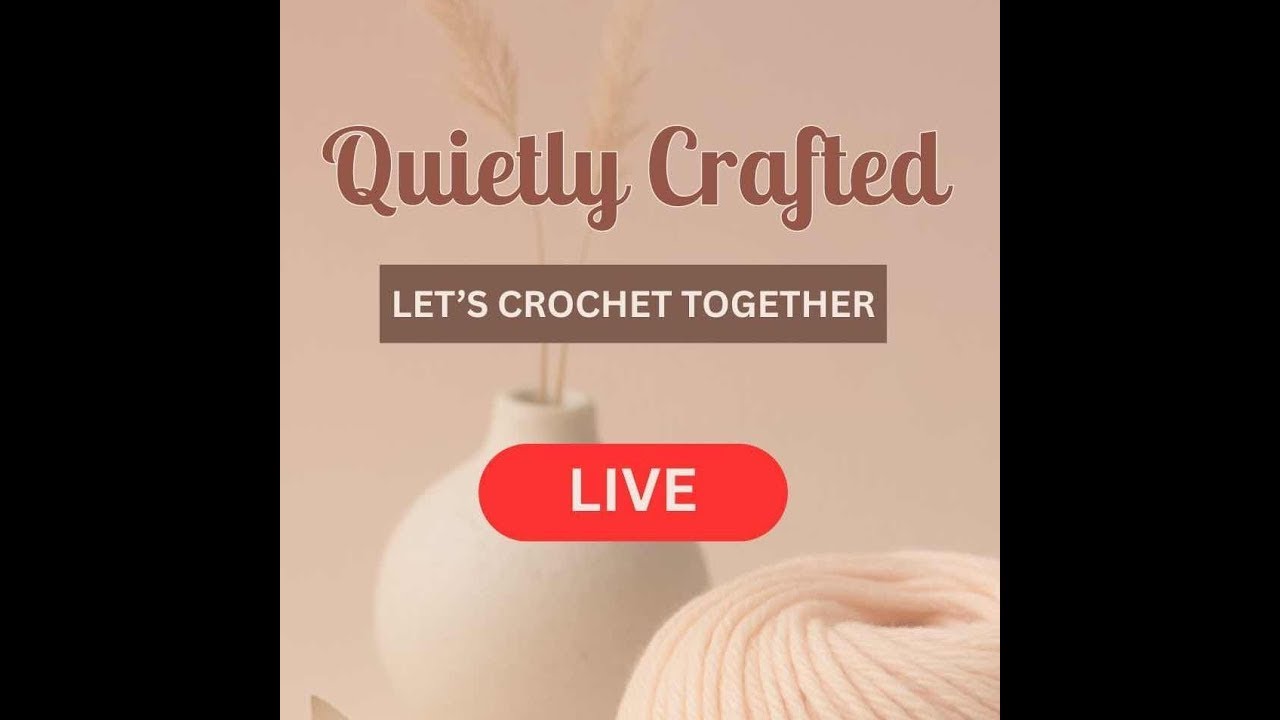 🧶 COZY QUIET CROCHET | Strawberry Truffle Scarf Series #4 | A Moment of Peace