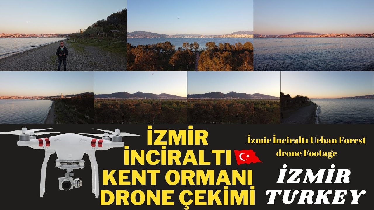 İZMİR İNCİRALTI KENT ORMANI DRONE ÇEKİM - URBAN FOREST DRONE FOOTAGE - İZMİR / TURKEY