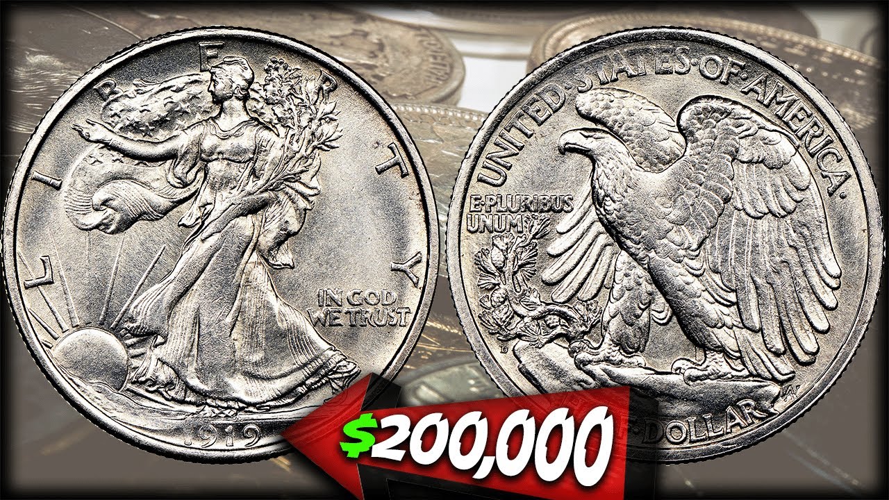 TOP 10 WALKING LIBERTY HALF DOLLARS WORTH MONEY - VALUABLE US COINS!!