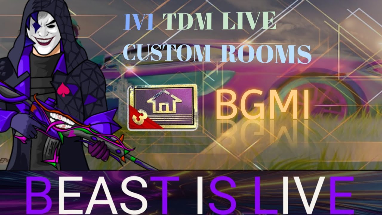 1v1 TDM LIVE BGMI // BEAST IS LIVE // #BGMI #BEASTISLIVE #tdmrooms 3.3 update #livestream #live