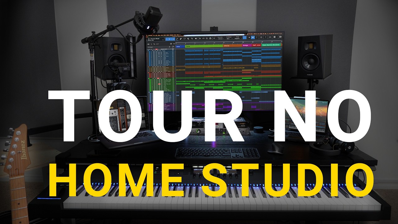 Tour No meu HOME STUDIO 2025 - O Melhor Custo X Benefício