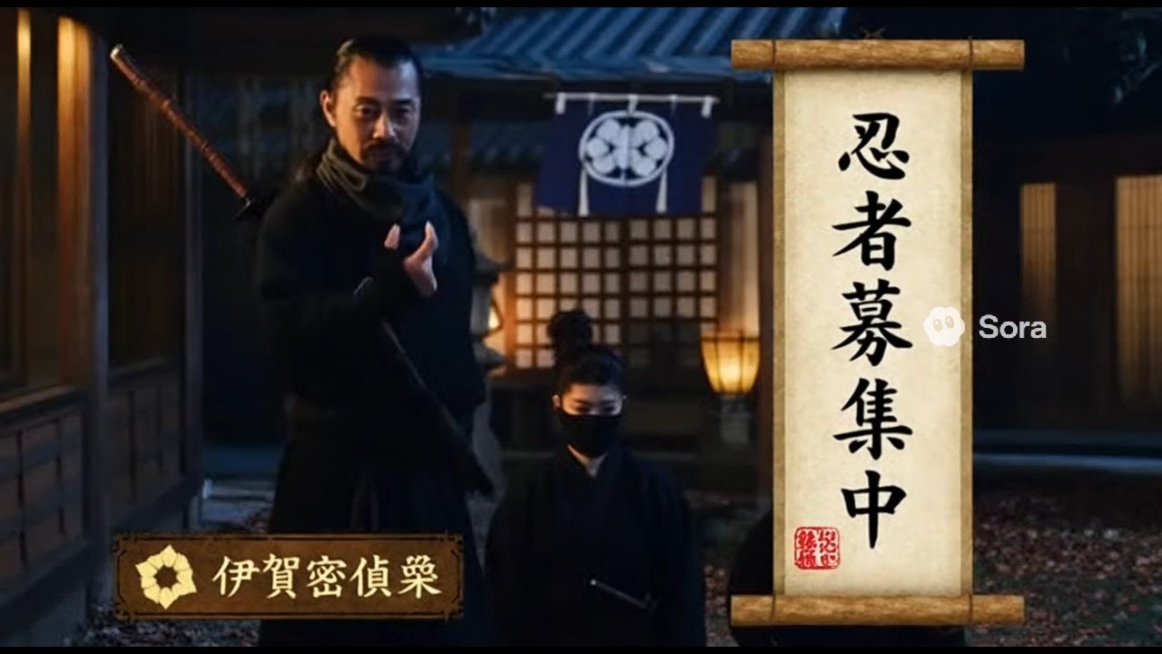 AIが作った戦国時代のCM集