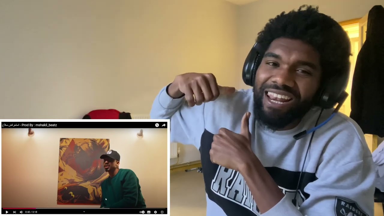 AwabTheRapper - استعراض سلاح (BigMo React ) Prod by  Mshakil_beatz