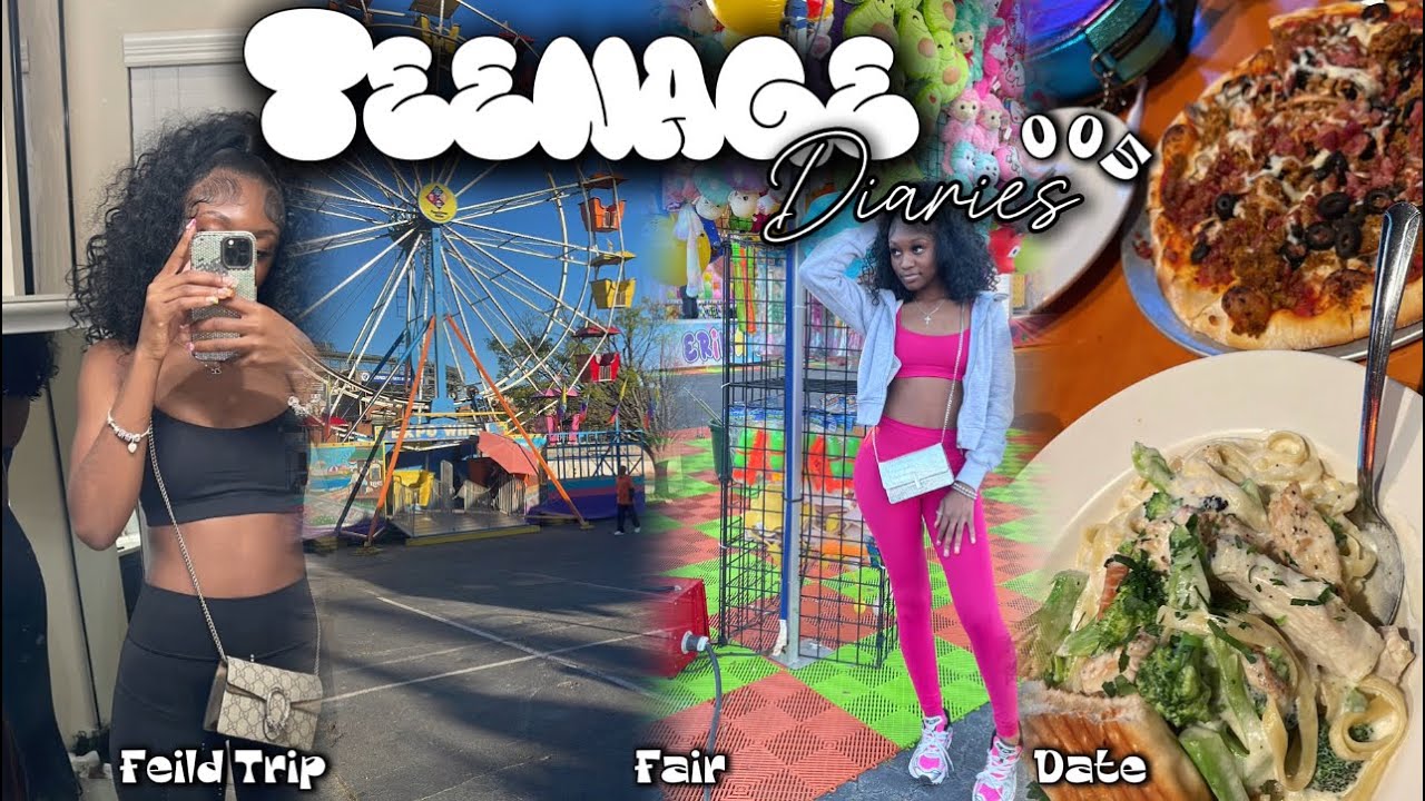 TEENAGE DIARIES 005 ✰ hair, fair date, field trip, friends, brunch, shopping, etc