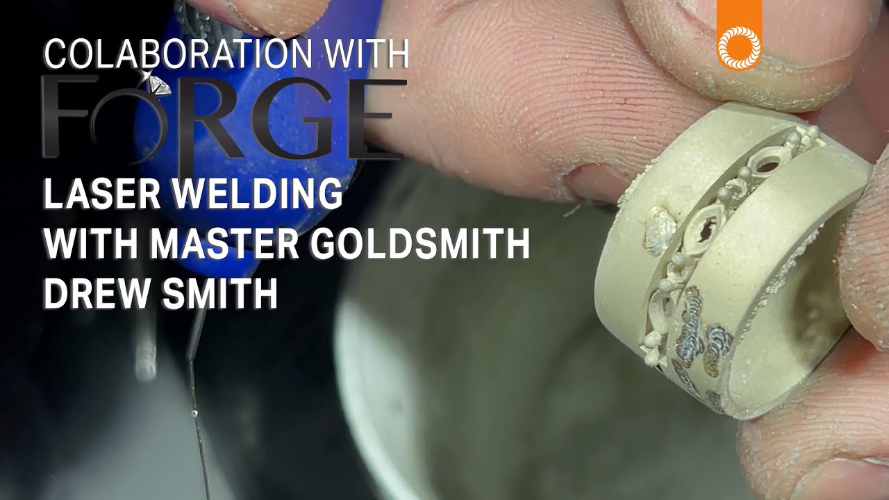 Laser Welding with Forge Jewelry Jeweler Drew Smith to show how to repair Porosity from Casting