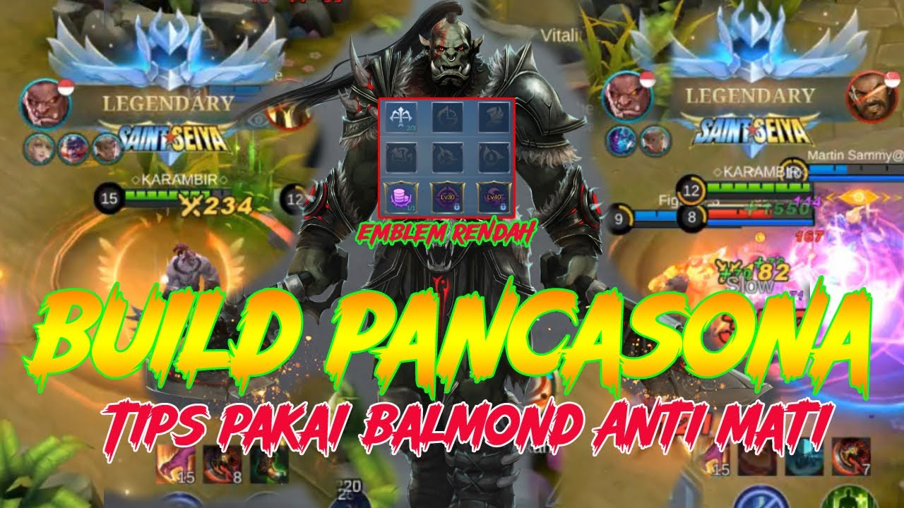 Tips Pakai Balmond di Tier EPIC dengan Emblem Rendah untuk Pemula | Main Balmond Jadi Lebih Mudah