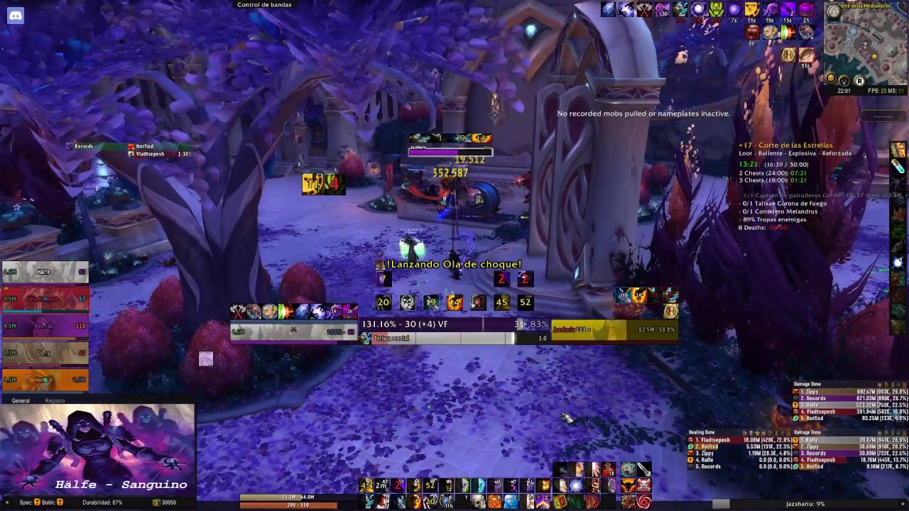 Court Of Stars Mythic +17 - Shadow Priest PoV - Legion 7.2