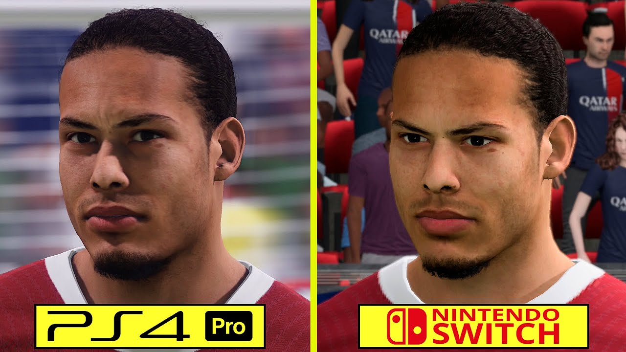 EA Sports FC 24 PS4 Pro vs Nintendo Switch Graphics Comparison