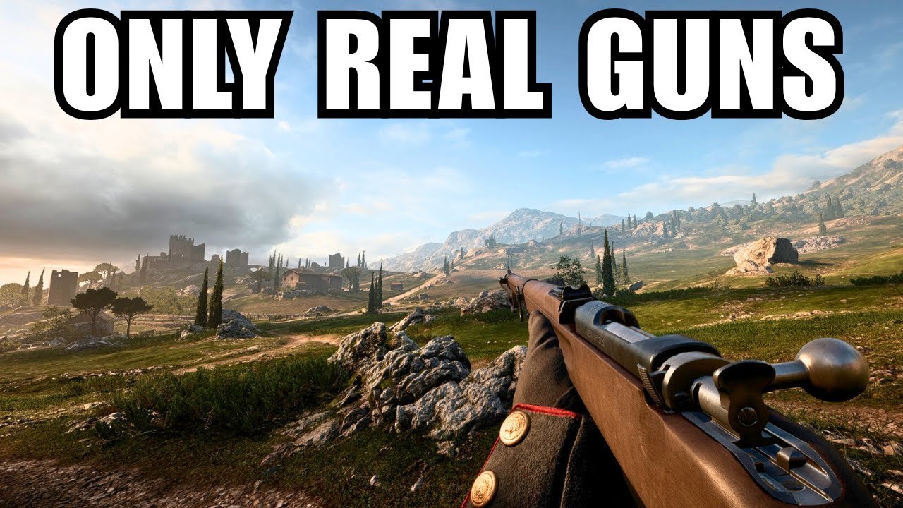 Battlefield 1 at its peak but only real guns are allowed