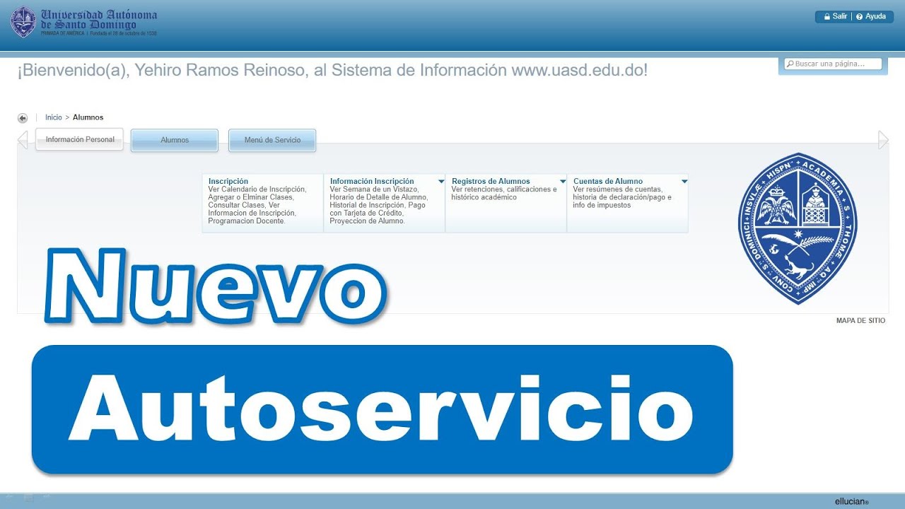 Conoce el nuevo Autoservicio de la UASD