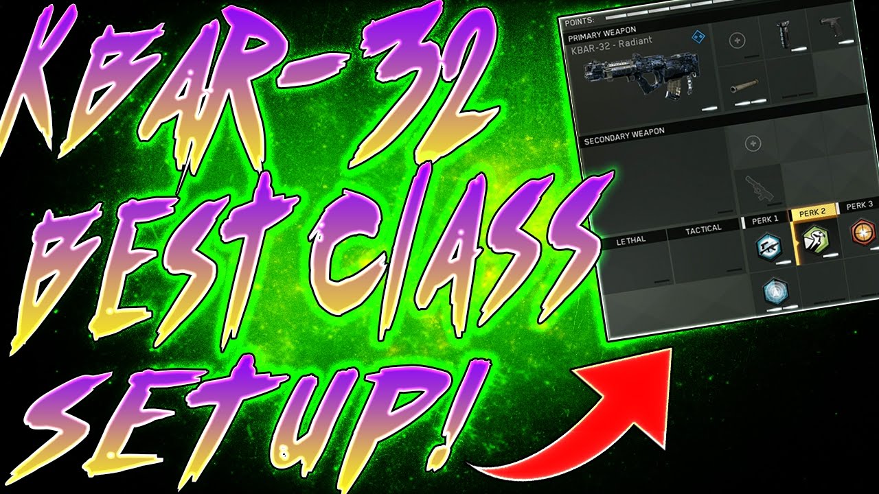 BEST ASSAULT RIFLE IN INFINITE WARFARE!! Kbar-32 Best Classes! Infinite Warfare Gameplay
