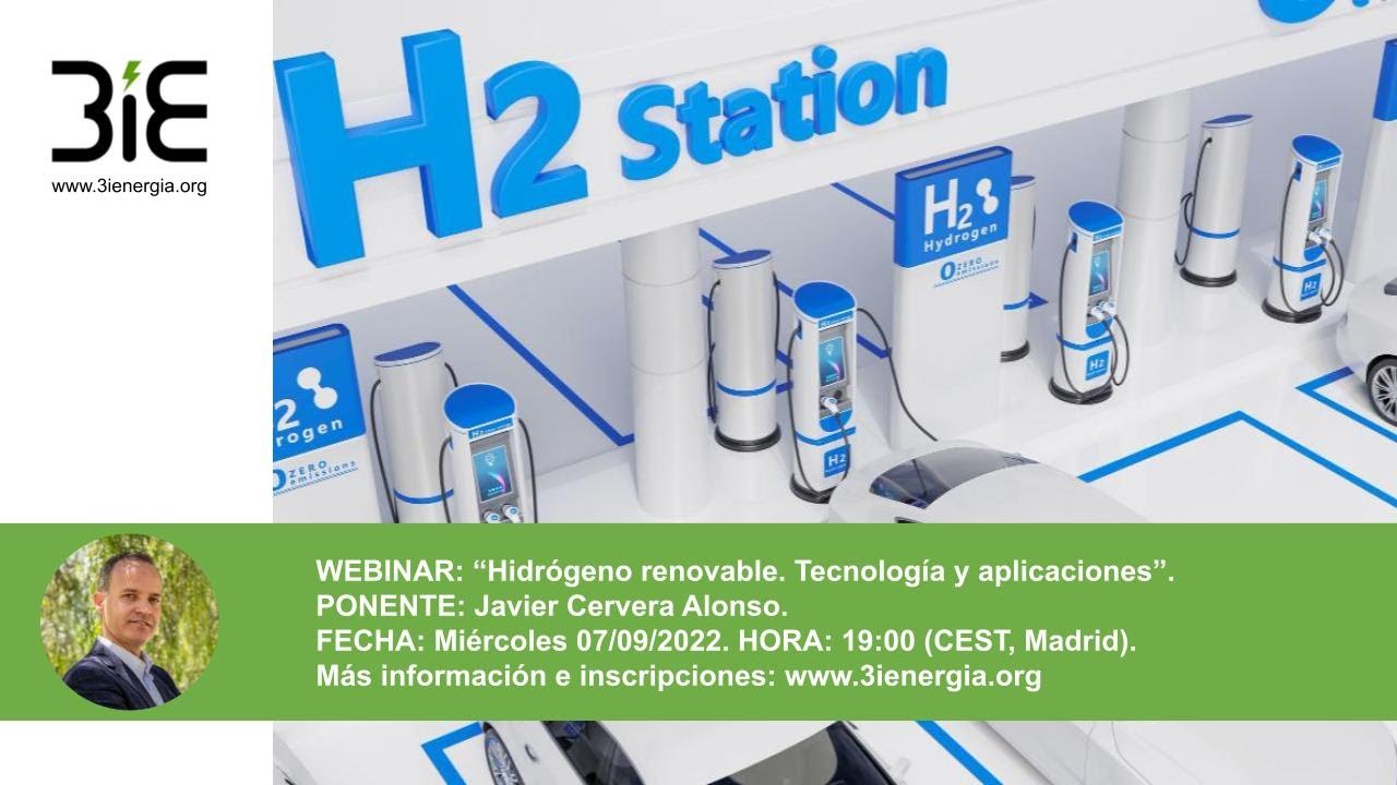Hidrógeno renovable. Tecnología y aplicaciones. Webinar
