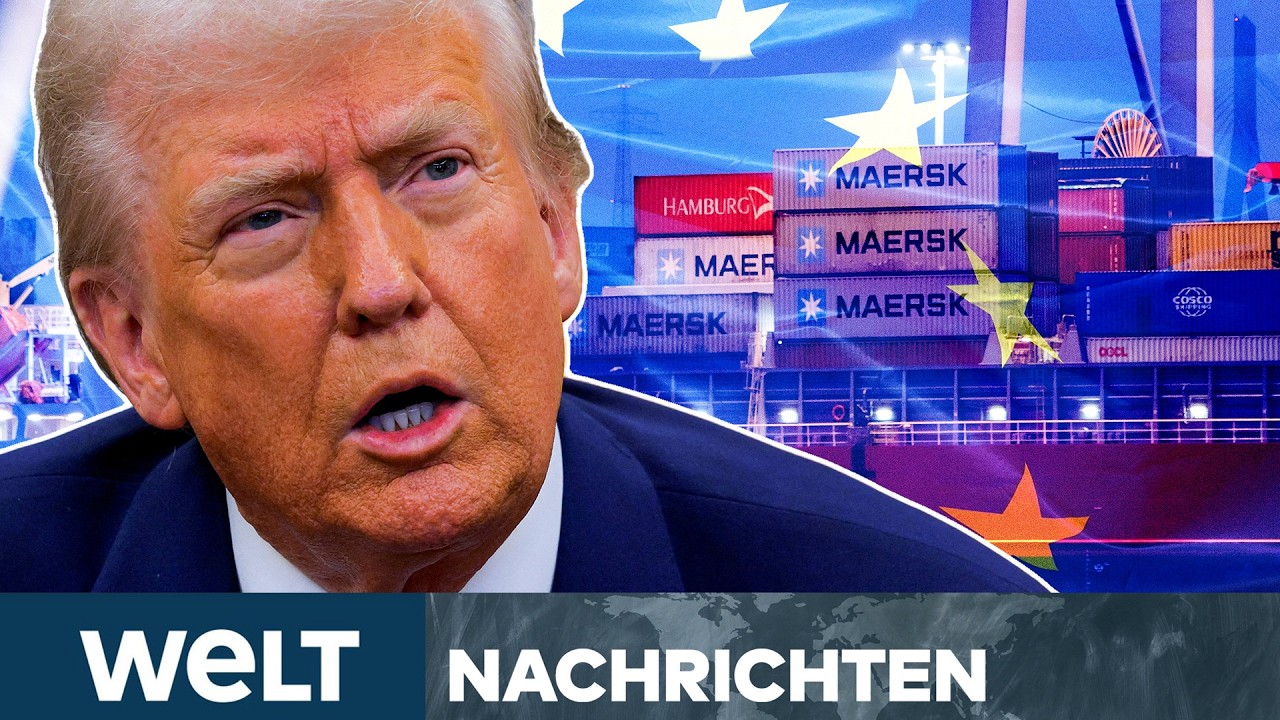 USA: Zick-Zack bei Zoll-Hammer! Trump droht! Eskalation? EU legt Deal auf Eis I WELT STREAM