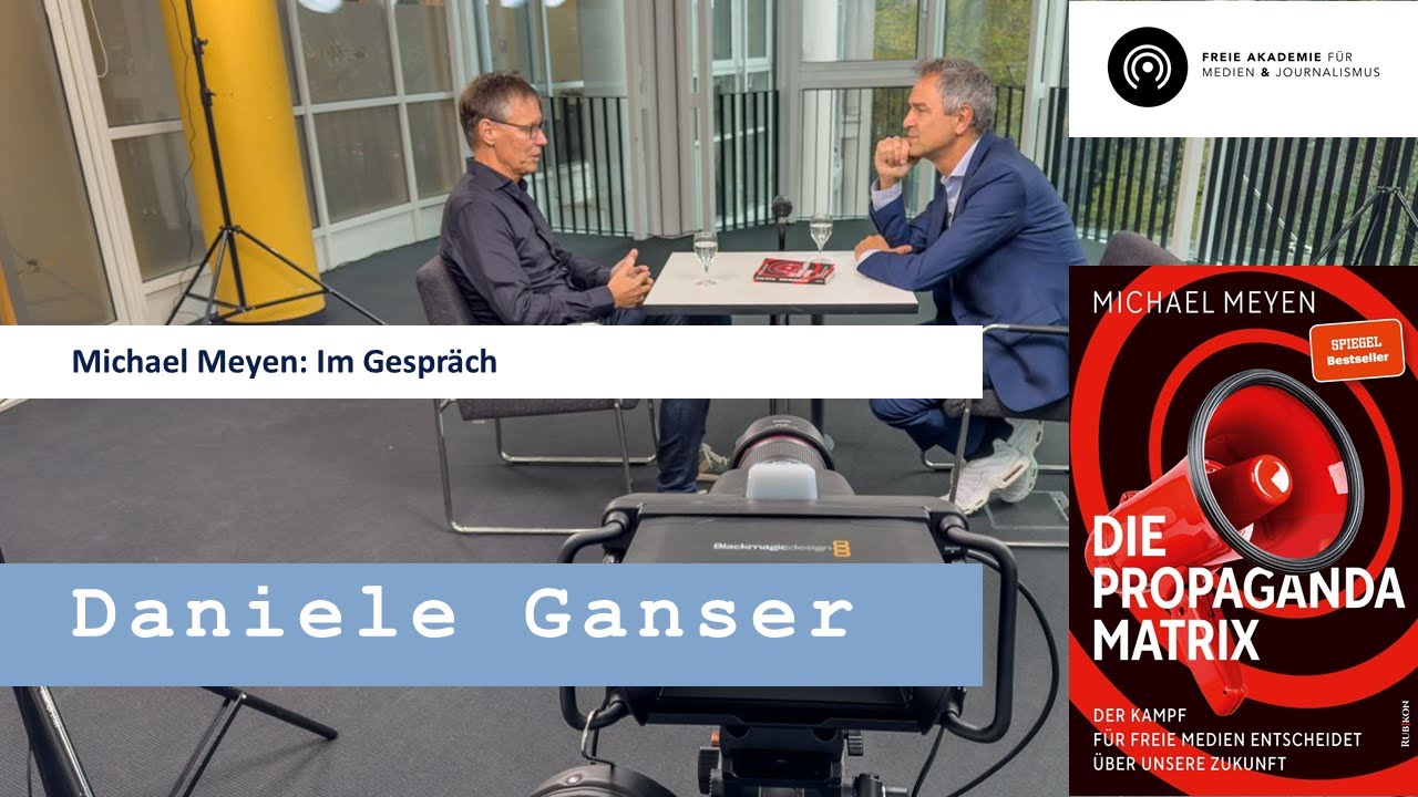 Daniele Ganser trifft Michael Meyen | Deshalb funktionieren Propaganda und Zensur so gut