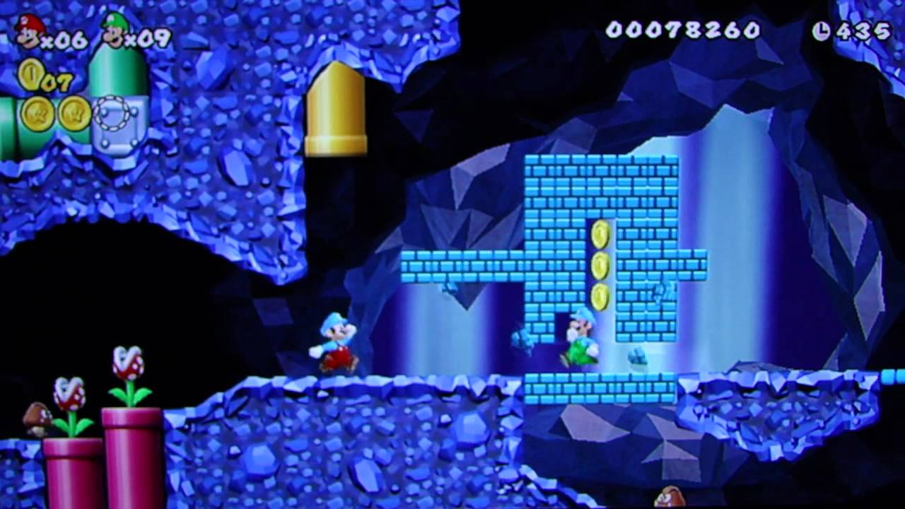New Super Mario Bros. Wii Co-op pt2
