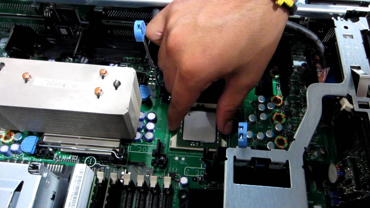 Dell PowerEdge 2850 Server No Video Error - Reseat processors