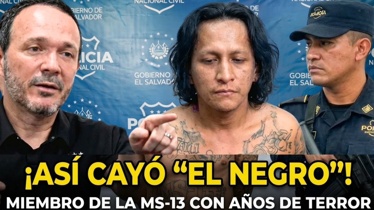 ALIAS EL NEGRO: MIEMBRO DE LA MS-13 CAPTURADO | ASÍ CAYÓ TRAS ATERRORIZAR COMUNIDADES