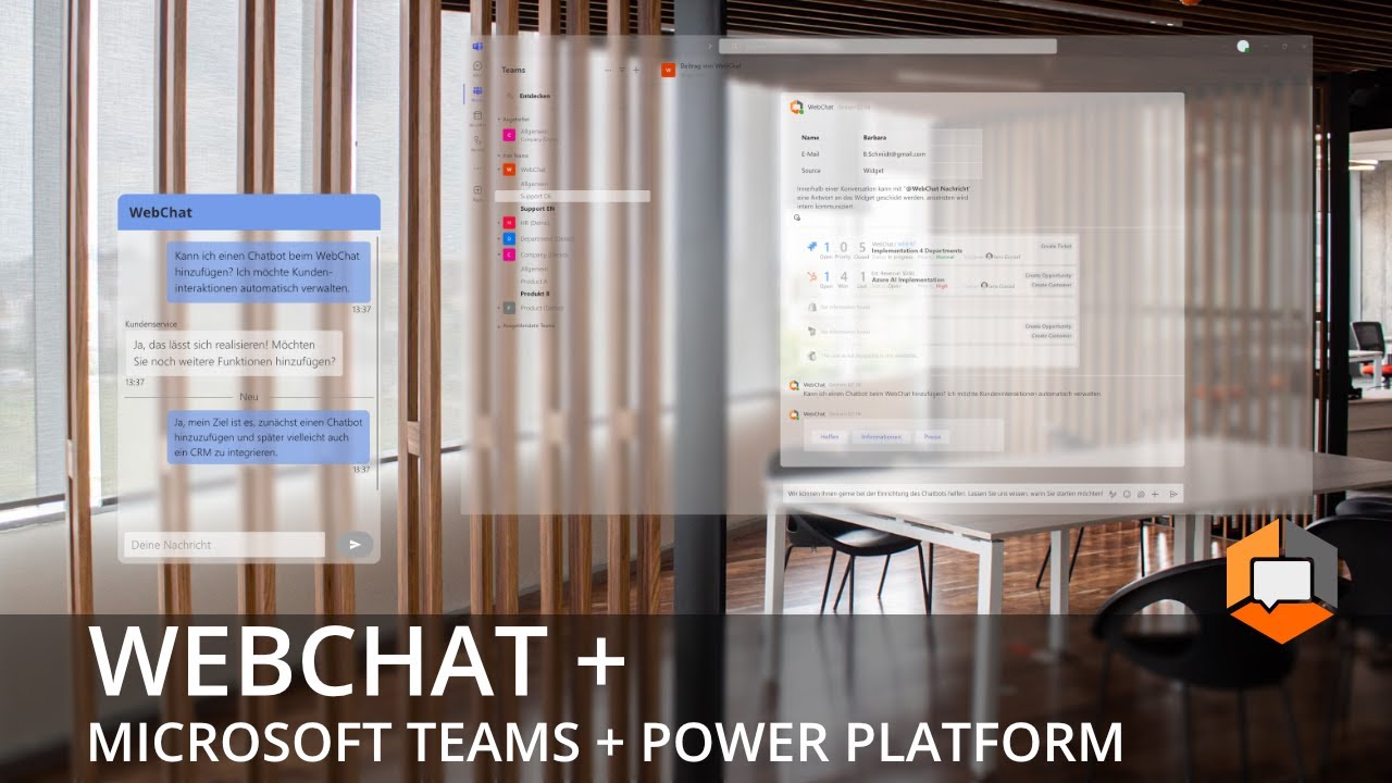 WebChat + Microsoft Teams + Power Platform