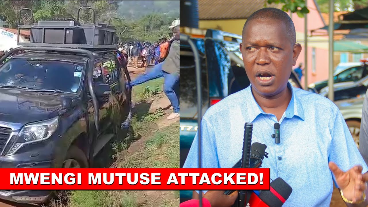 Mwengi Mutuse almost K!lled in Machakos, his cars vandalised by Kalonzo supporters!🔥