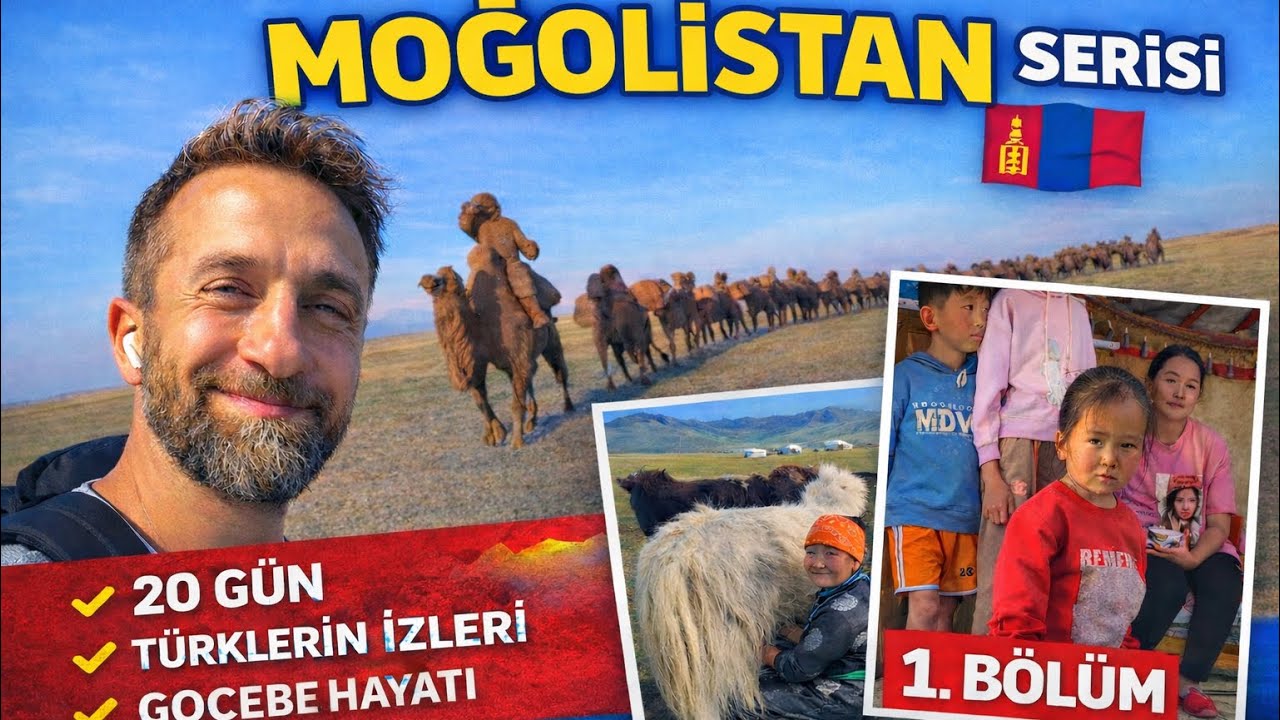 Moğolistan Serisi – Bölüm 1 | Bozkırın Ötesinde, Zorlu Göçebe Hayatı, Türk Tarihinin İzleri.