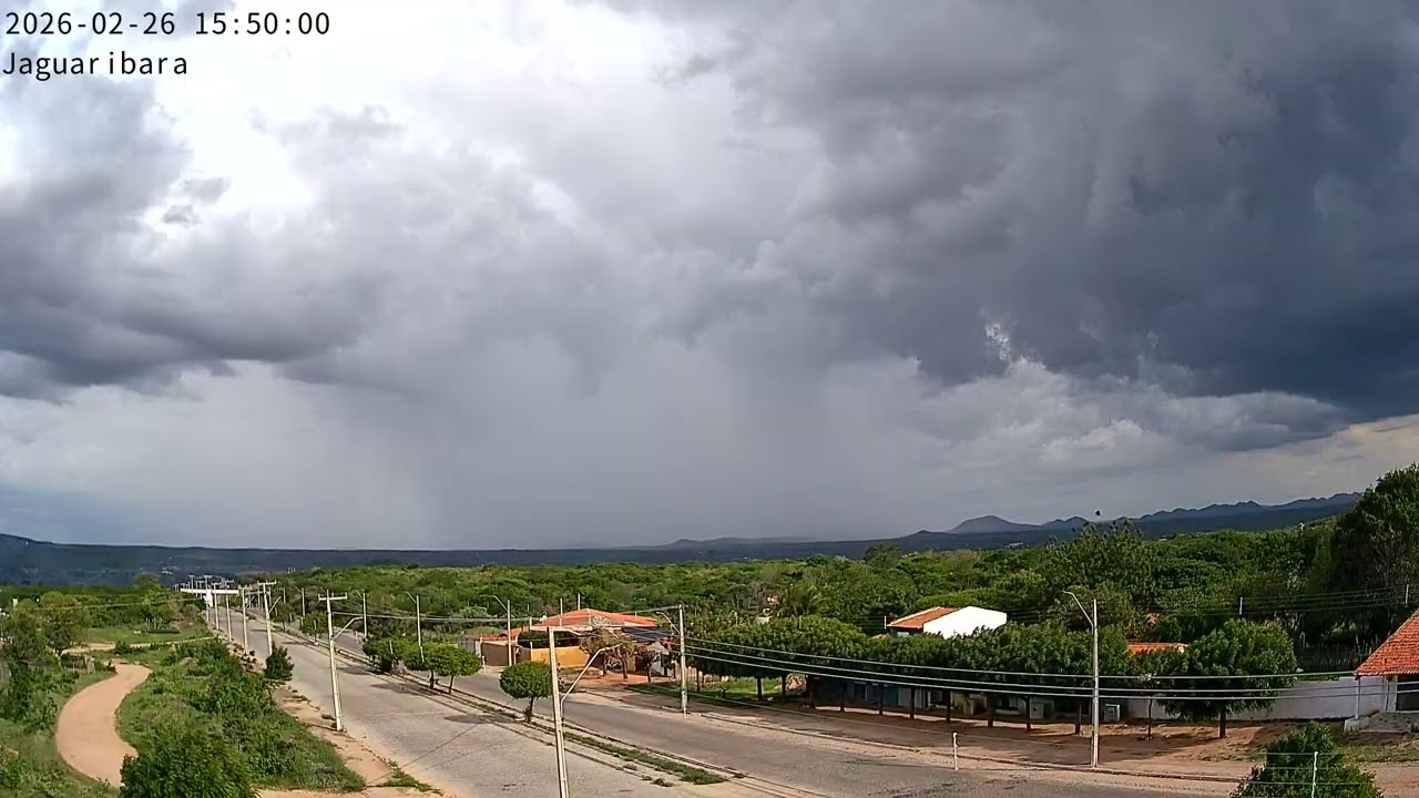 Chuva em Jaguaribara Ceará hoje 26/02/2026