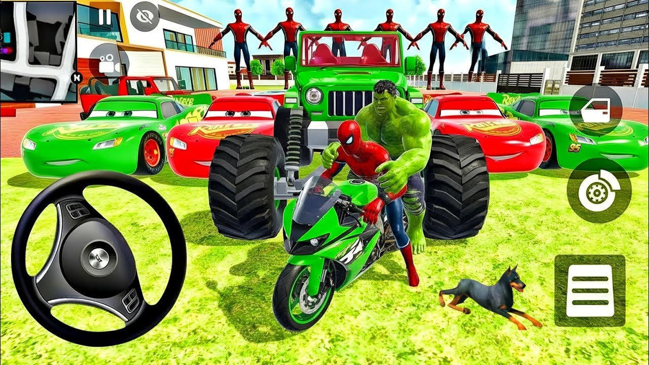 🤑Indian Theft Auto Simulator💥🤩 Franklin Drive New Cars🔥 Open world action Game🎮