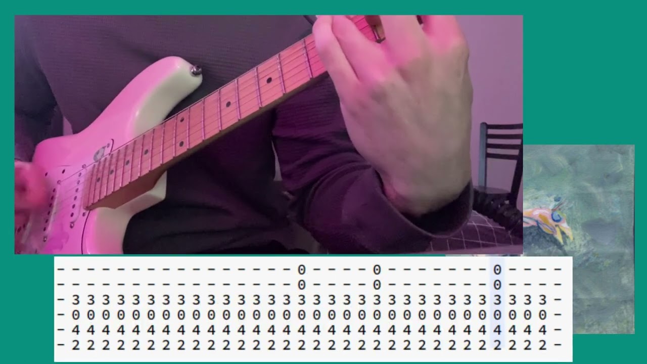 blue smiley - flip guitar tab