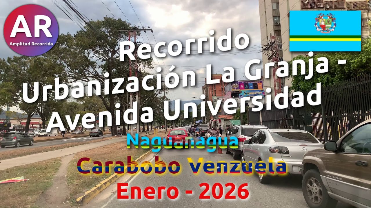 🇻🇪 Урбанизация Ла-Гранха - маршрут Университетского проспекта в Нагуанагуа - январь 2026 г. | #Ве...