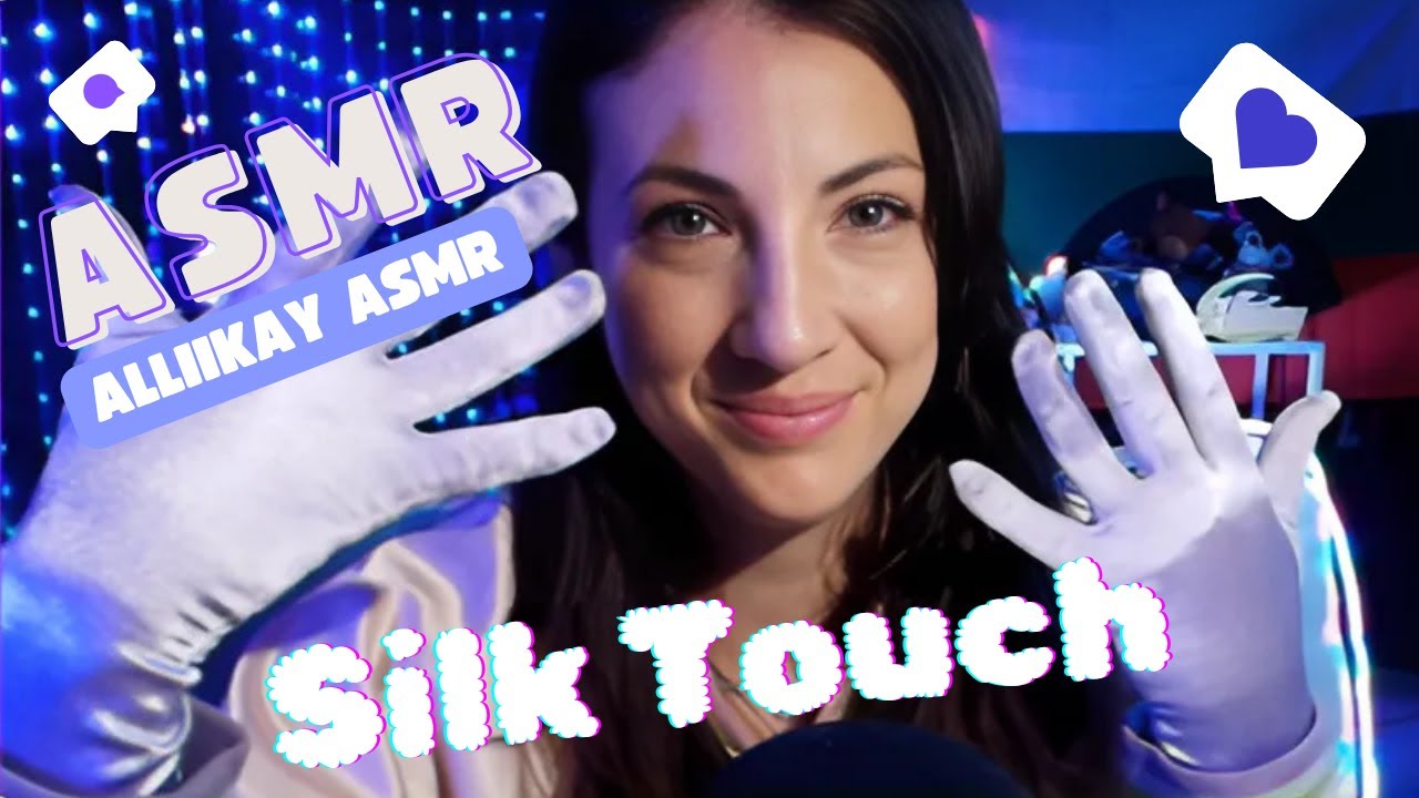 ASMR Silky satin sounds with clapping hands
