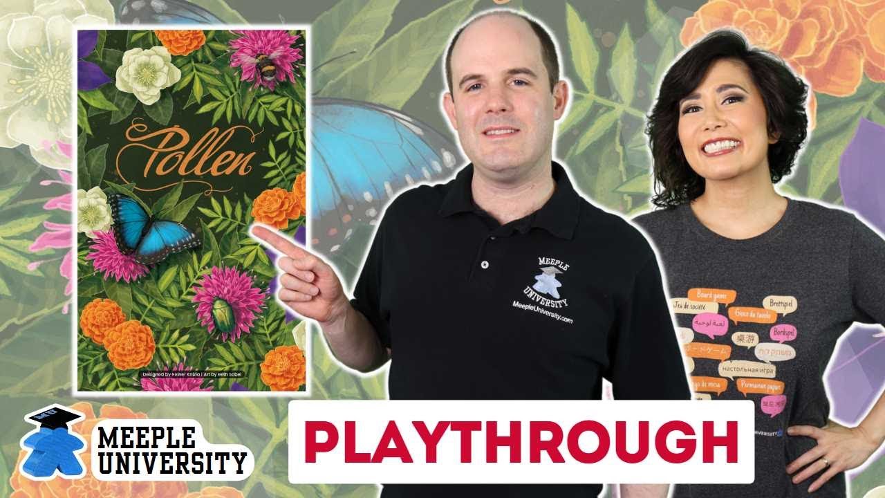 Pollen - A tile placement by Reiner Knizia - Live Playthrough Board Game and Giveaway