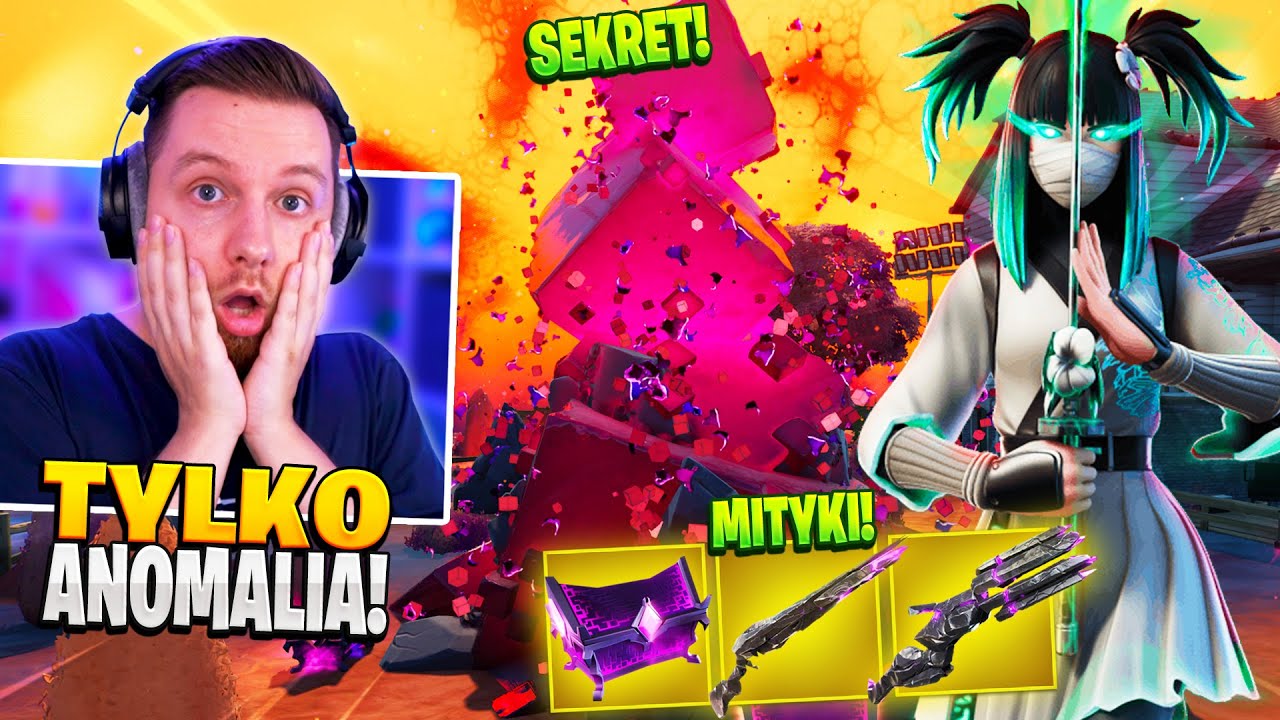 BRONIE tylko z NOWYCH ANOMALII w Fortnite 💥 (szalone MITYKI!)