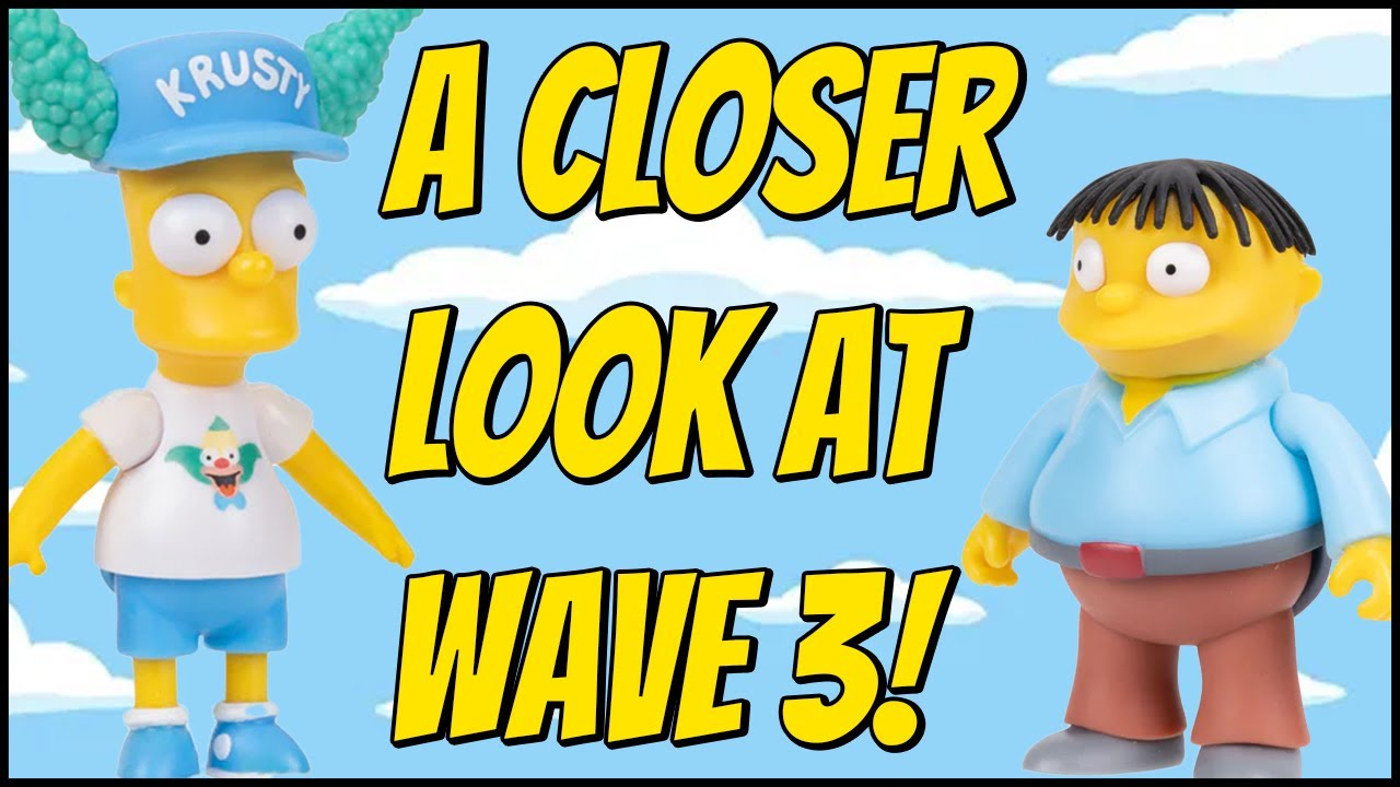 A closer look at wave 3 from The Simpsons Jakks Pacific Lineup !
