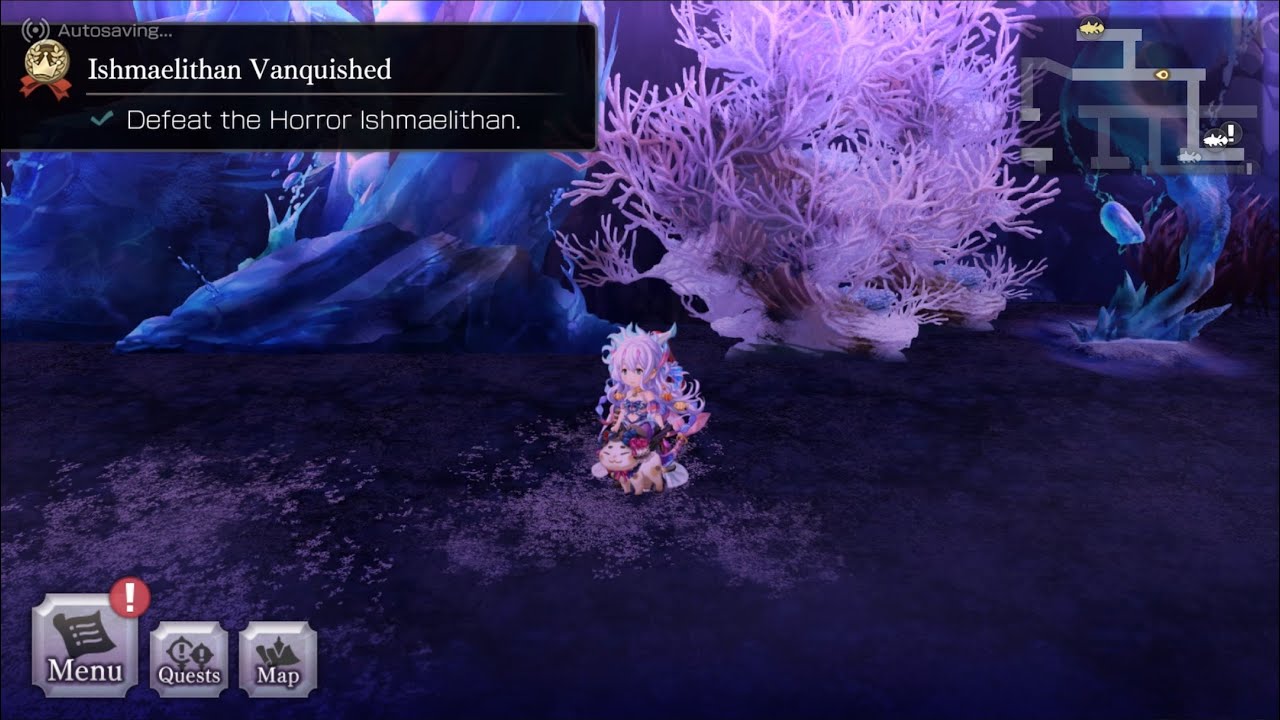 Another Eden Global 2.11.700 Harpoon Fishing Horror Ishmaelithan Optional Boss Fight Battle Lvl ??
