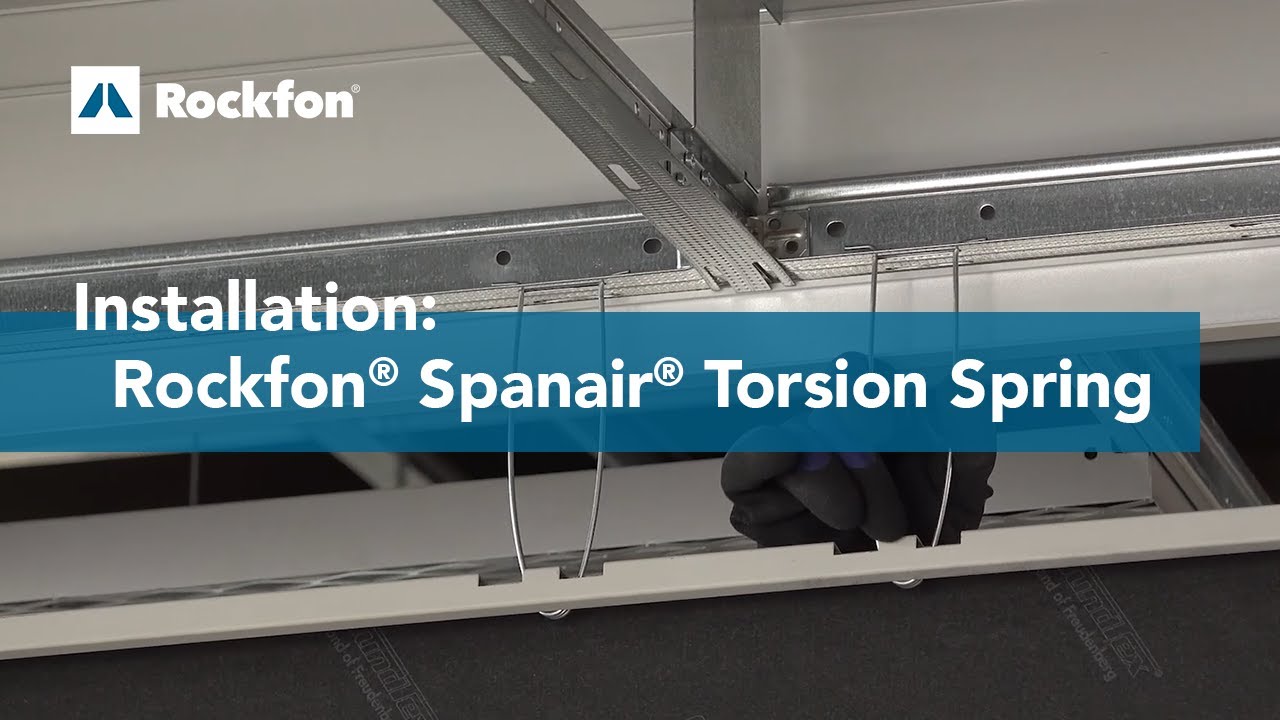 Installation Guide: Rockfon® Spanair® Torsion Spring Concealed Metal Panel