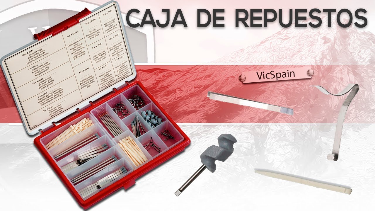 CAJA DE REPUESTOS VICTORINOX - REPLACEMENT PARTS CASE (All subtitles)