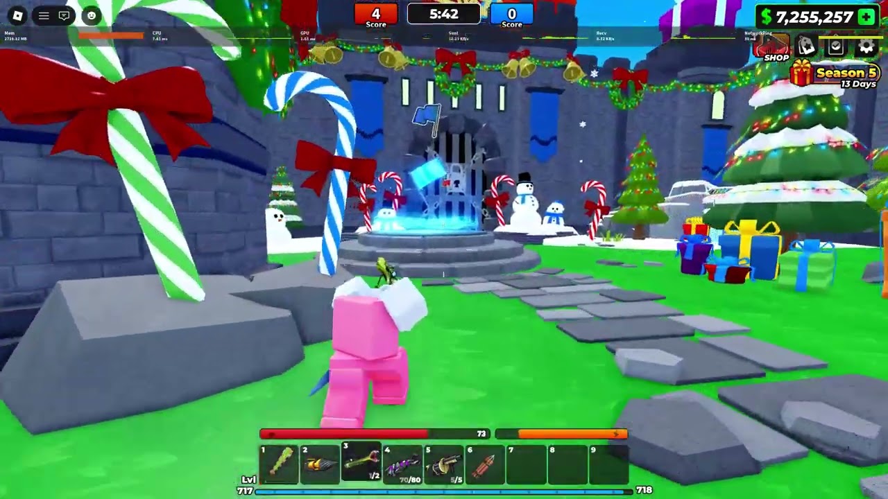 Klas vs Ballin. (10-0) Total domination! Roblox Flag Wars