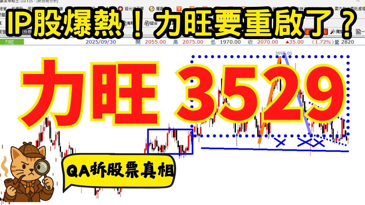 3529 力旺｜IP股回溫！AI＋台積電題材再起，老妖股再衝一波？還是帶頭崩？【QA拆股票真相】