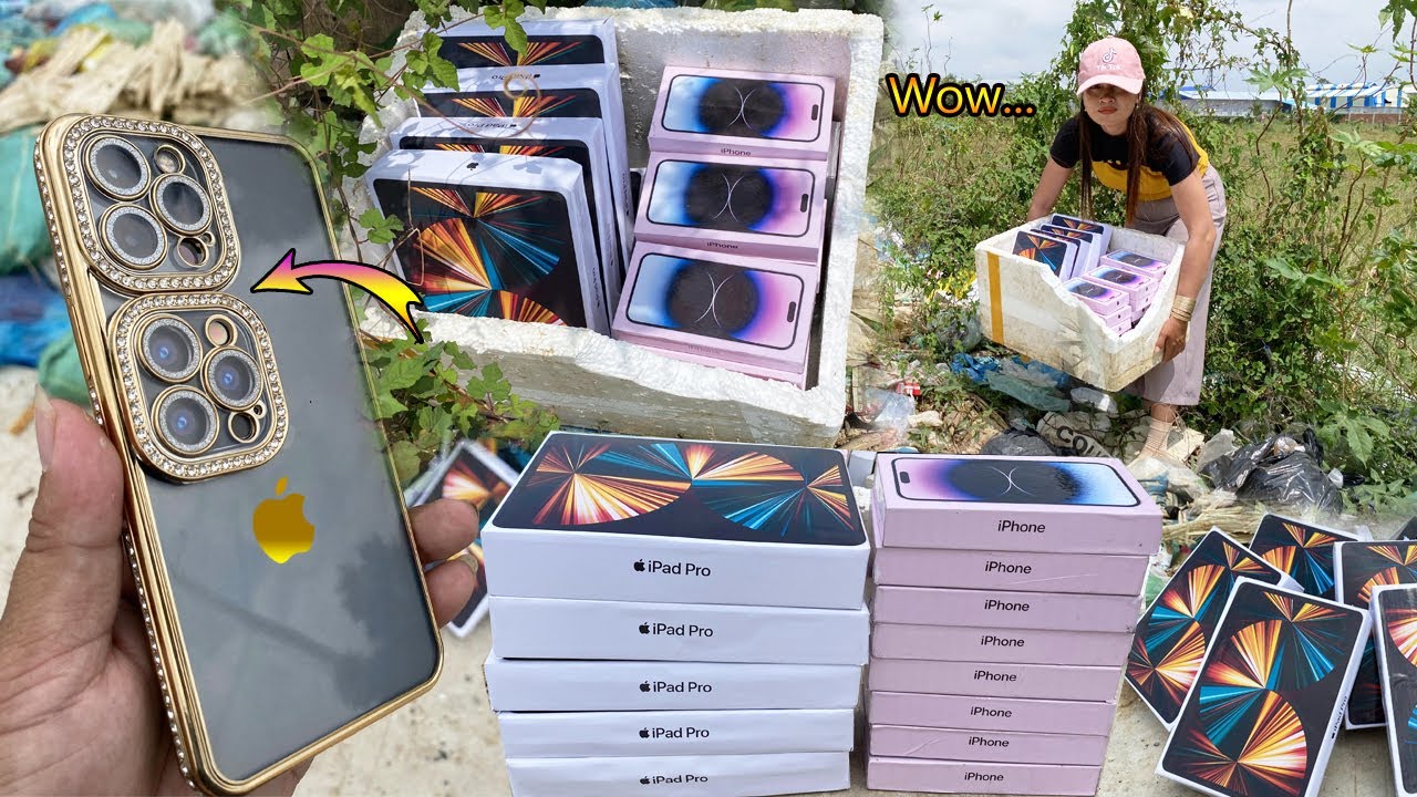 Wow...ipad Pro & iphone 14 pro max New 🤔Omg..! Found iphone 12 pro max Camera 6 Diamond Case