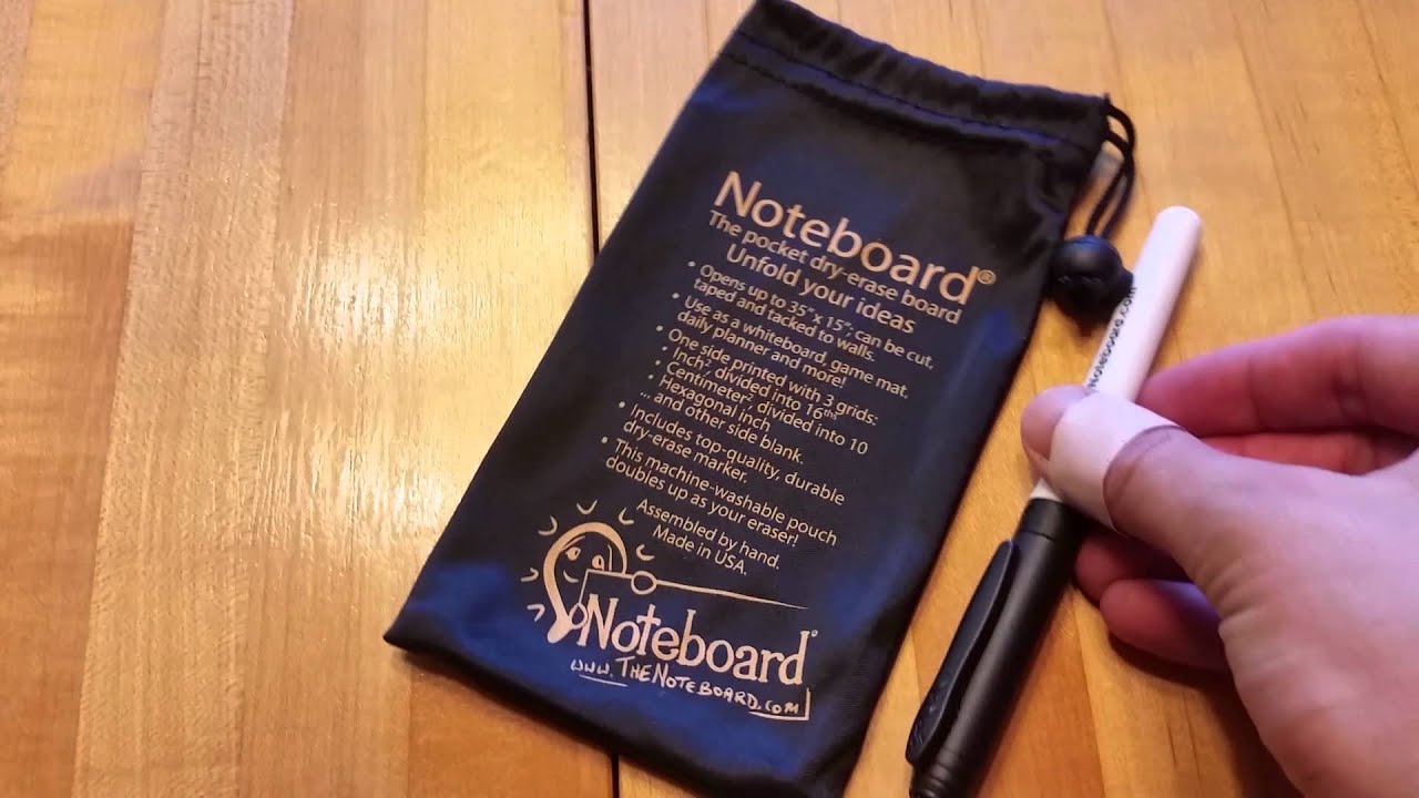 First look at The Noteboard portable dry erase