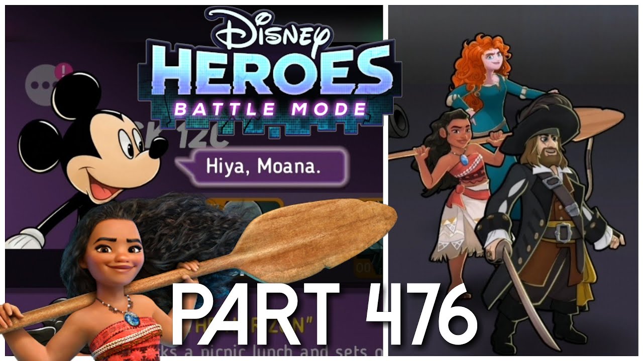 Disney Heroes Battle Mode MOANA AND FRIENDS PART 476 Gameplay Walkthrough - iOS / Android