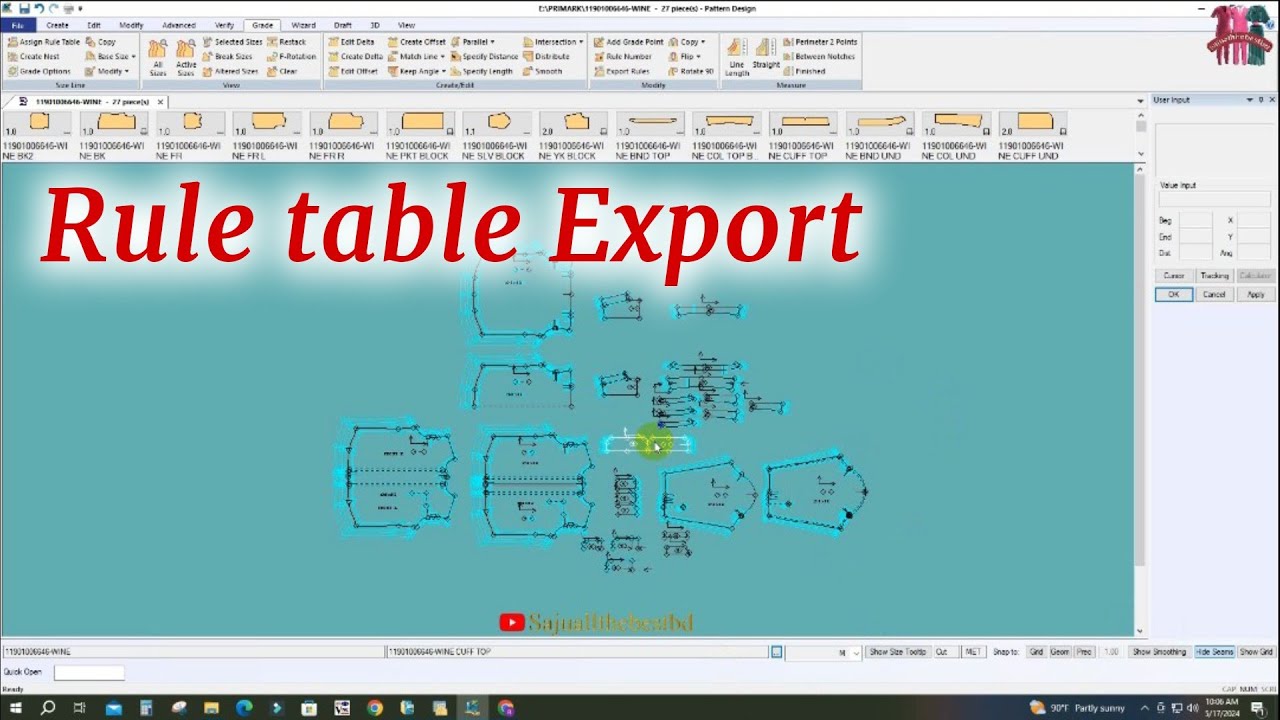 How to rule table export Gerber Software for beginner bangla tutorial