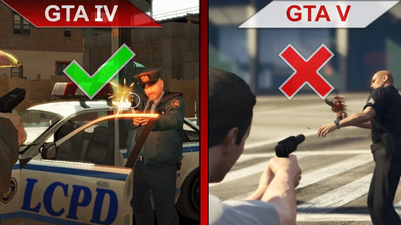 ATTENTION TO DETAILS 4 | GTA IV vs. GTA V | PC | ULTRA