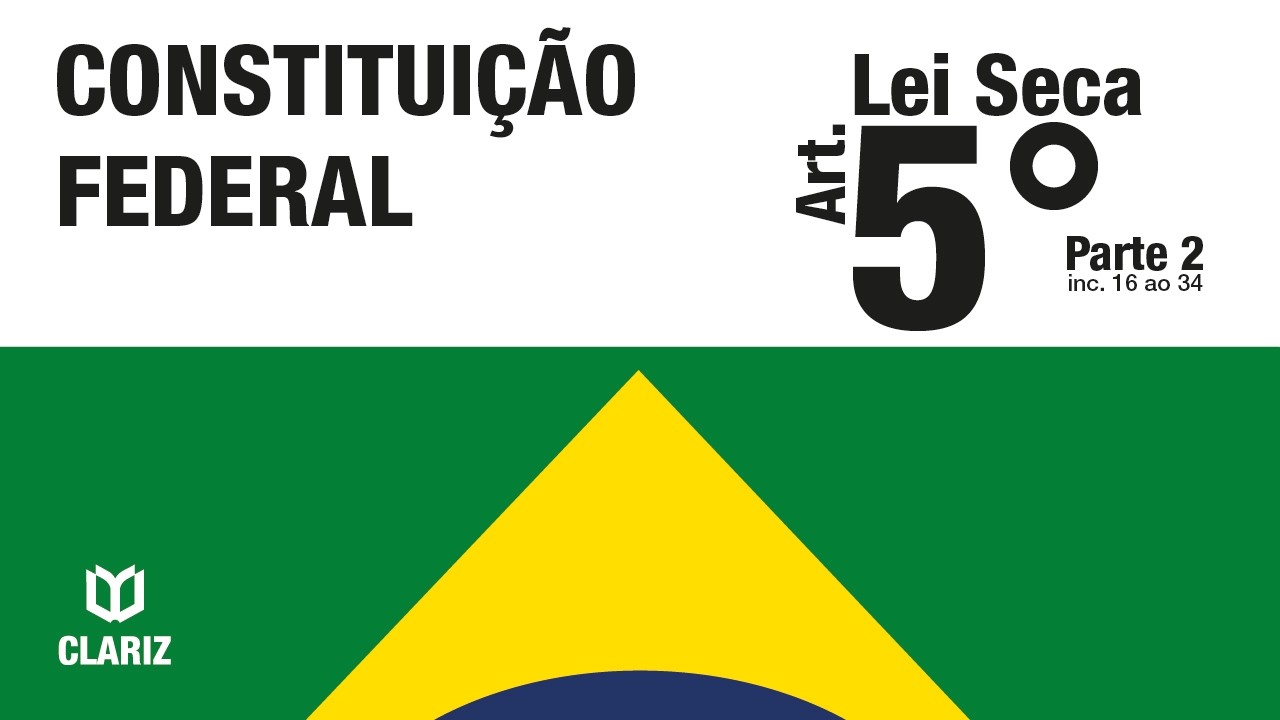 Art. 5º CF (XVI ao XXXIV): Direito de Propriedade e Reunião (Resumo Esquematizado) [PARTE 2]- [2026]