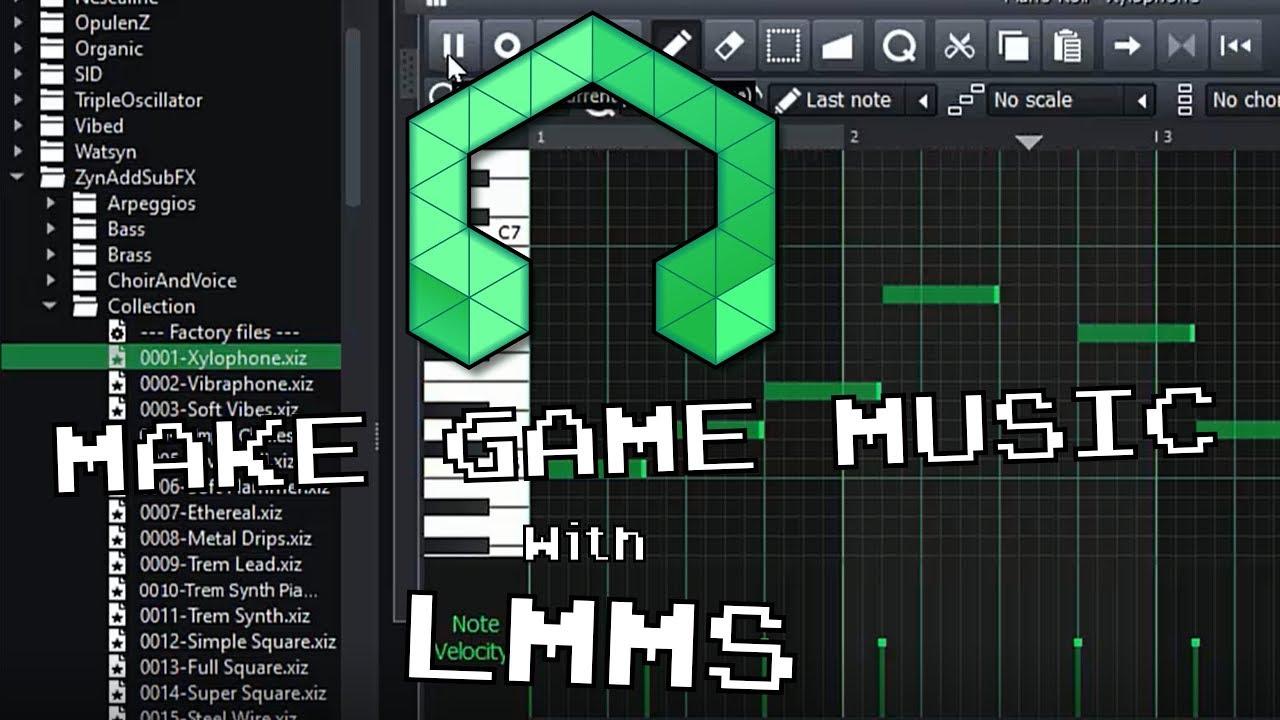 HOW TO MAKE GAME MUSIC [Free] || Music For your Games || LMMS