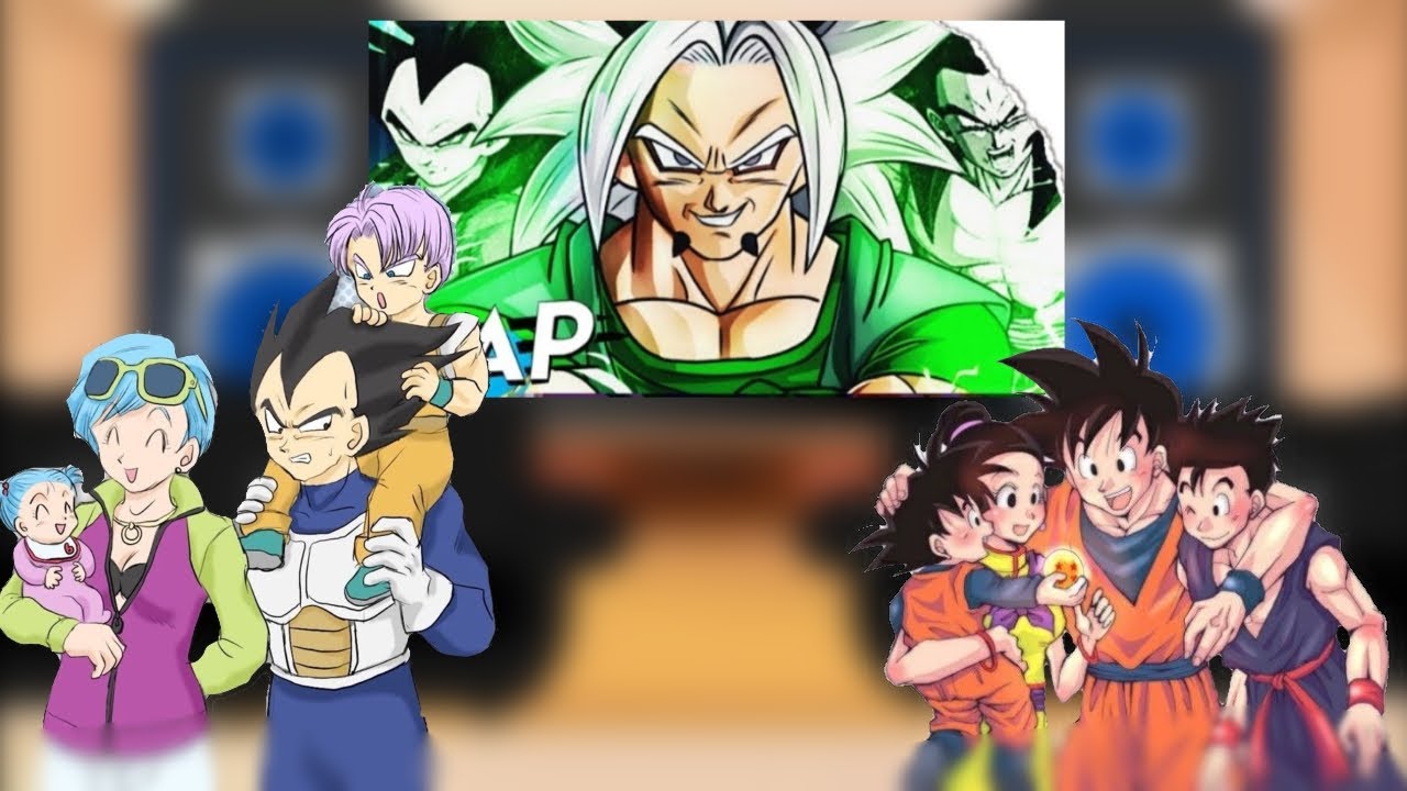 |||◇○goku y vegeta + sus familias reaccionan a zaiko○◇|||