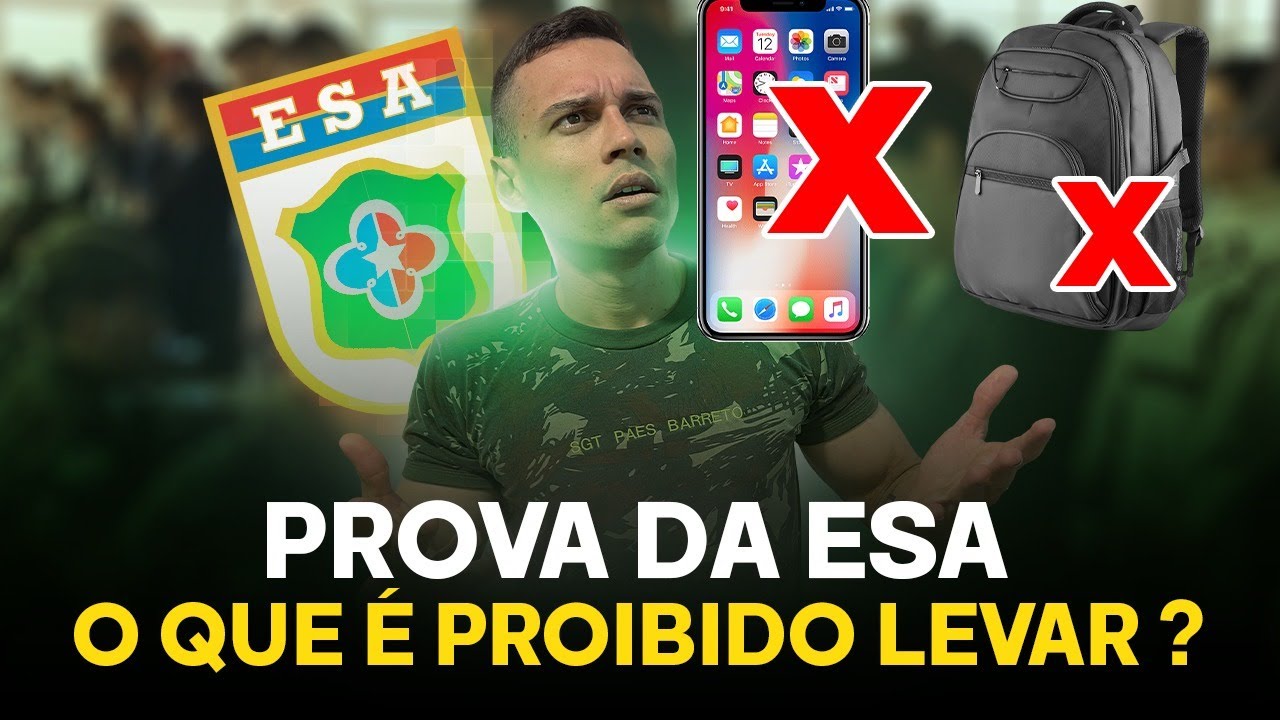 ESA 2024: O QUE &Eacute; PROIBIDO LEVAR?