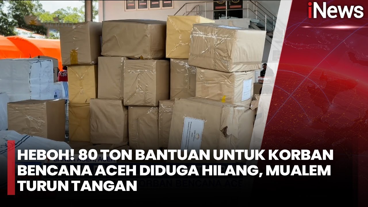 Bantuan Bencana Aceh Jadi Sorotan, Mualem Cek Lintas Pihak Terkait Klaim 80 Ton Hilang | iNews Pagi