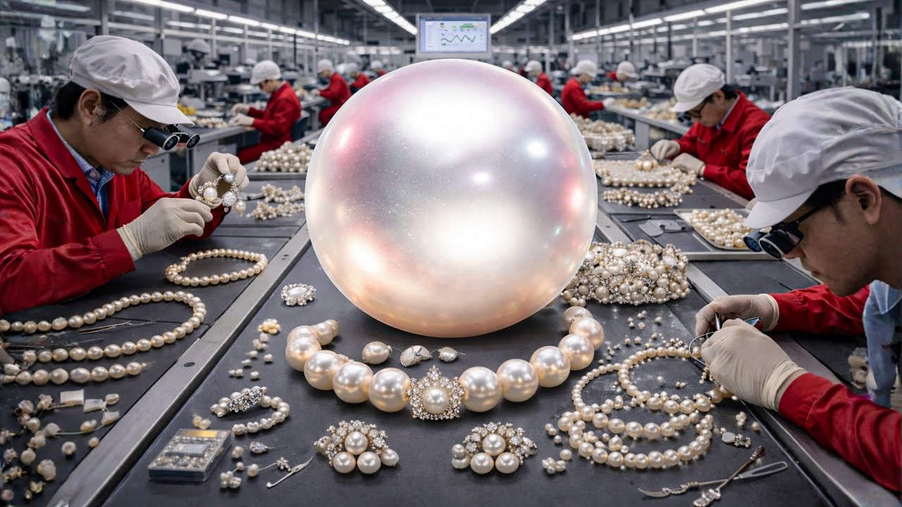 How 99 9% Pearl Jewelry is Made – Inside Pearl Factory & How Pearl is Formed (Full Process)