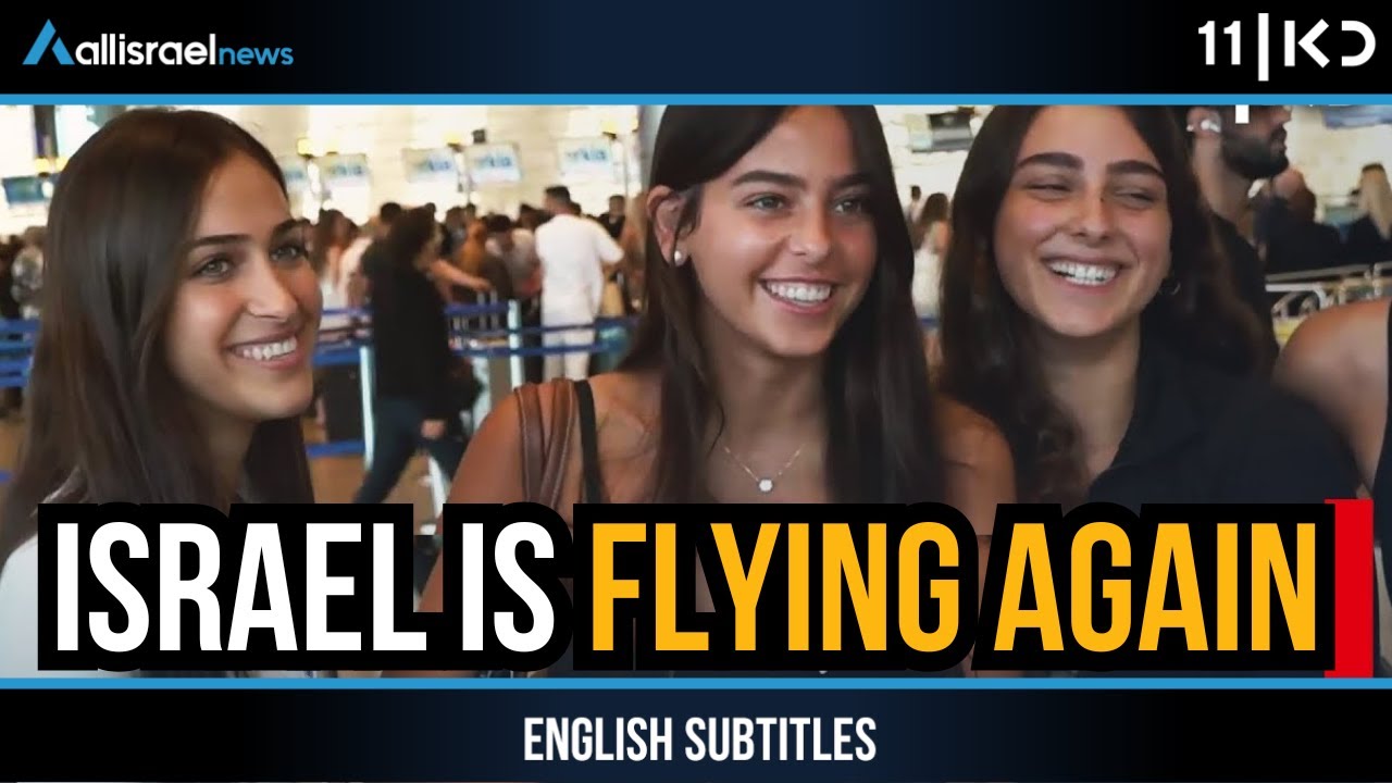 Israelis Take Off After the Iran War: 50,000 Depart as Ben Gurion Fully Operating Again | KAN 11