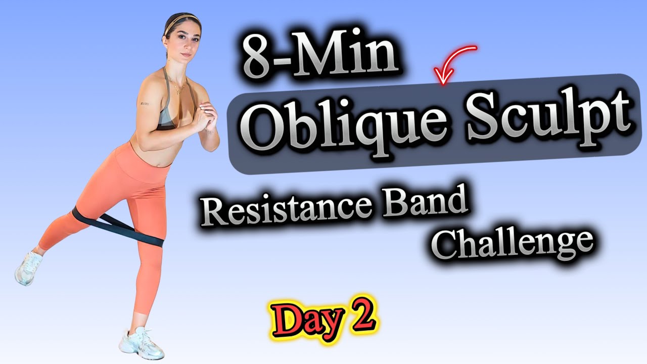 Sculpt & Strengthen Abs & Obliques with Resistance Bands | Day 2